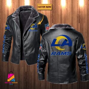 Los Angeles Rams NFL Style Leather Jacket For Fans