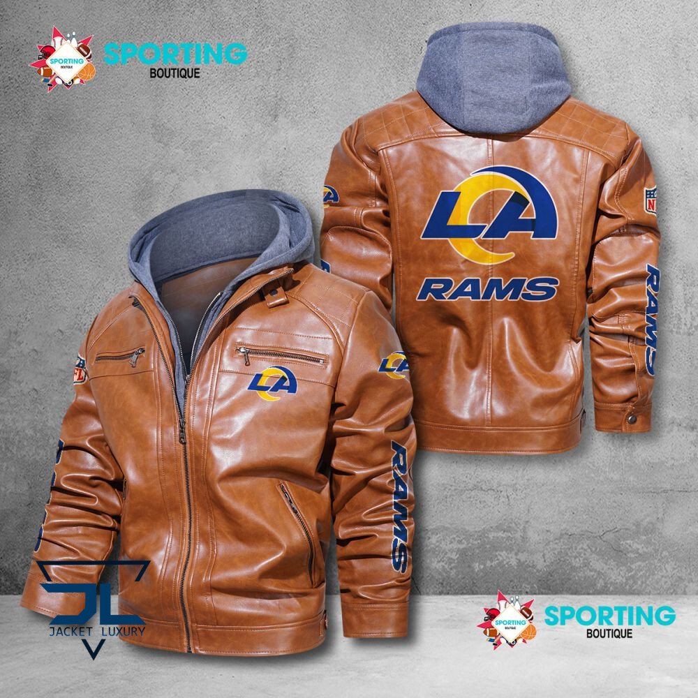 Los Angeles Rams NFL Style Leather Jacket For Fans