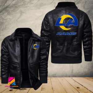 Los Angeles Rams NFL Style Leather Jacket For Fans