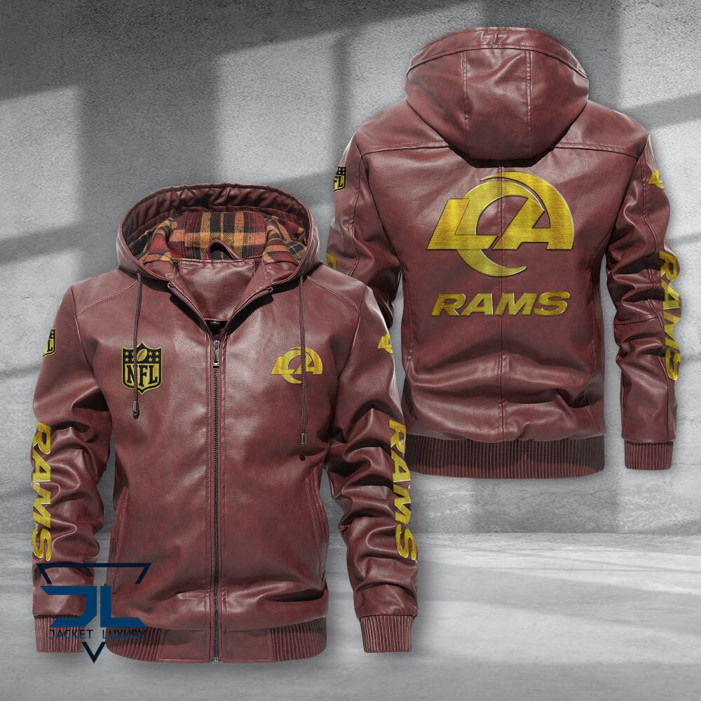 Los Angeles Rams NFL Style Leather Jacket For Fans