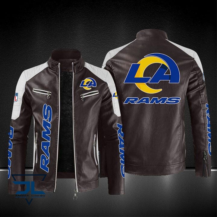 Los Angeles Rams NFL Style Leather Jacket For Fans