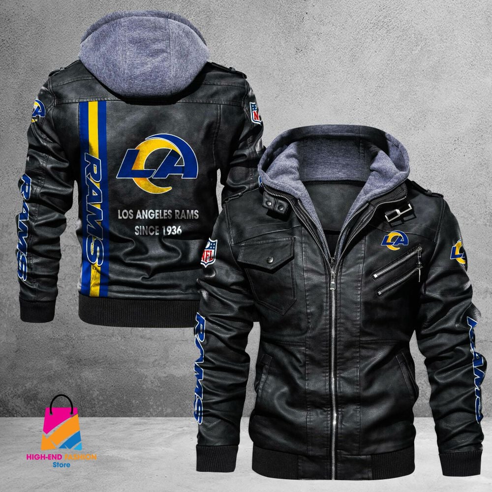 Los Angeles Rams NFL Style Leather Jacket For Fans