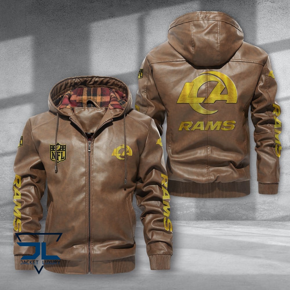 Los Angeles Rams NFL Style Leather Jacket For Fans