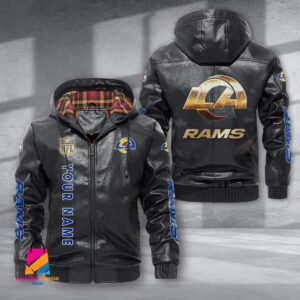 Los Angeles Rams NFL Style Leather Jacket For Fans