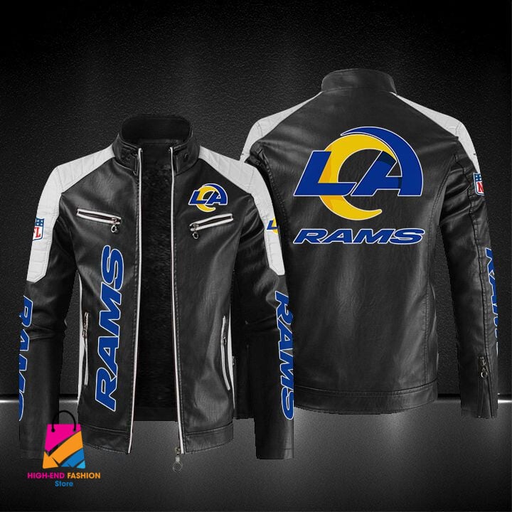 Los Angeles Rams NFL Style Leather Jacket For Fans