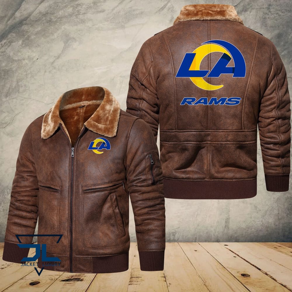 Los Angeles Rams NFL Style Leather Jacket For Fans