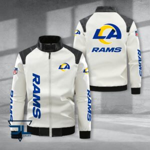 Los Angeles Rams NFL Style Leather Jacket For Fans