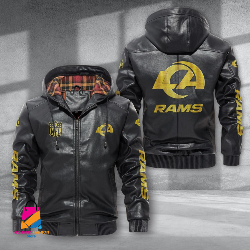 Los Angeles Rams NFL Style Leather Jacket For Fans