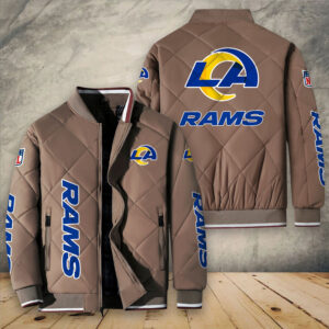 Los Angeles Rams NFL Style Puffer Jacket For Fans