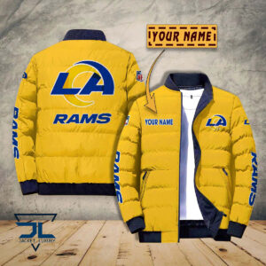 Los Angeles Rams NFL Style Puffer Jacket For Fans