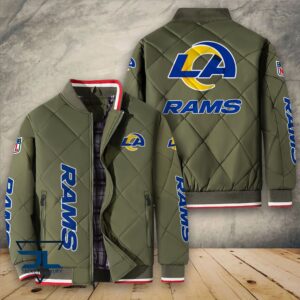 Los Angeles Rams NFL Style Puffer Jacket For Fans