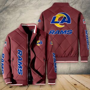 Los Angeles Rams NFL Style Puffer Jacket For Fans
