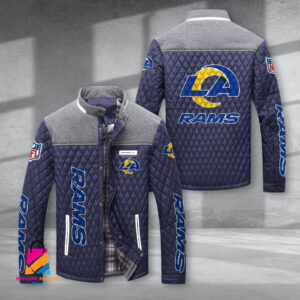 Los Angeles Rams NFL Style Puffer Jacket For Fans