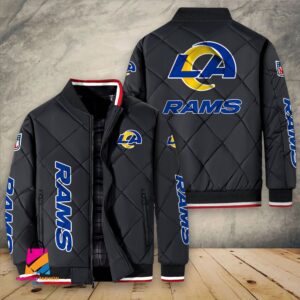 Los Angeles Rams NFL Style Puffer Jacket For Fans