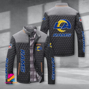 Los Angeles Rams NFL Style Puffer Jacket For Fans