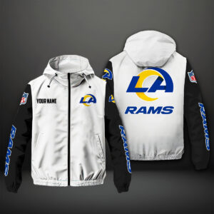 Los Angeles Rams NFL Style Windbreaker Jacket For Fans