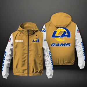 Los Angeles Rams NFL Style Windbreaker Jacket For Fans