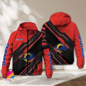 Los Angeles Rams NFL Style Windbreaker Jacket For Fans