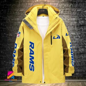 Los Angeles Rams NFL Style Windbreaker Jacket For Fans