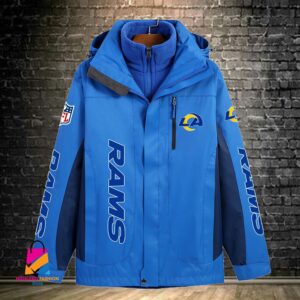 Los Angeles Rams NFL Style Windbreaker Jacket For Fans