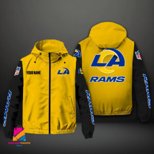 Los Angeles Rams NFL Style Windbreaker Jacket For Fans