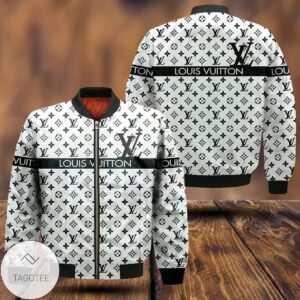 Louis Vuitton Style Bomber Jacket For Fans