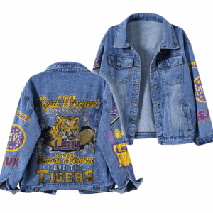 LSU Tigers NCAA Style Denim Jacket For Fans