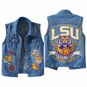 LSU Tigers NCAA Style Sleeveless Jacket For Fans