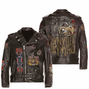 Lynyrd Skynyrd Music Style Leather Jacket For Fans