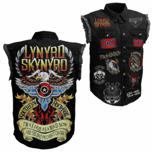 Lynyrd Skynyrd Music Style Sleeveless Jacket For Fans