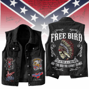 Lynyrd Skynyrd Music Style Sleeveless Jacket For Fans