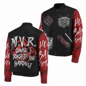 Machine Head Music Style Baseball Jacket For Fans