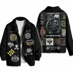 Machine Head Music Style Fleece Jacket For Fans