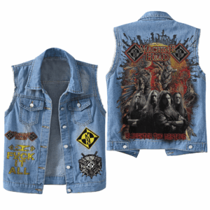 Machine Head Music Style Sleeveless Jacket For Fans