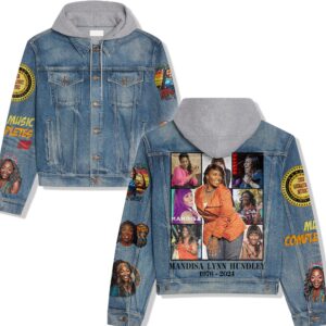 Mandisa Music Style Hooded Denim Jacket For Fans