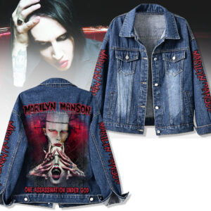 Marilyn Manson Music Denim Jacket Gift For Fans