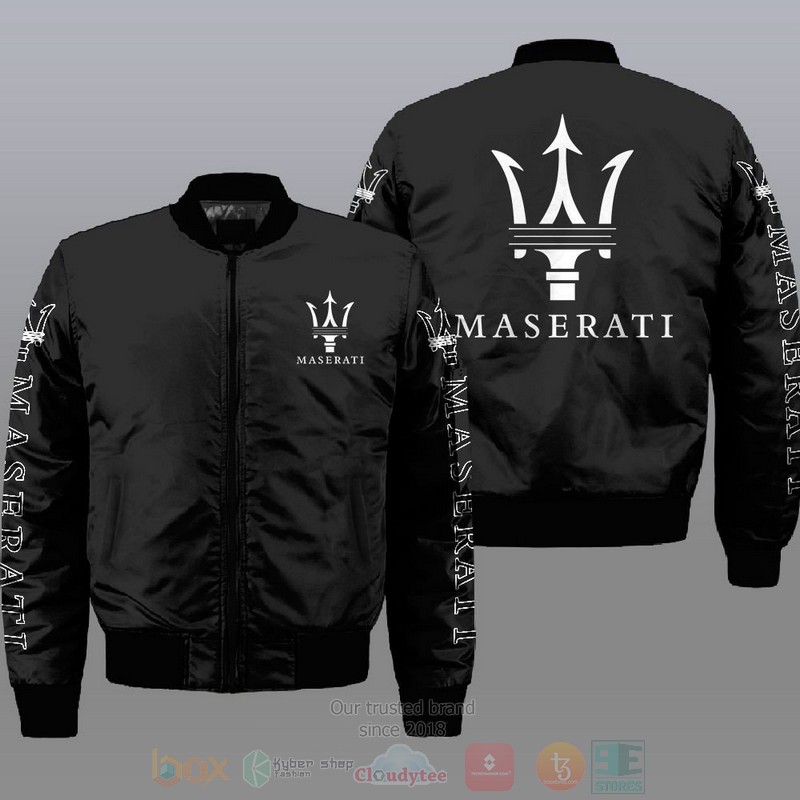Maserati Car Style Bomber Jacket For Fans