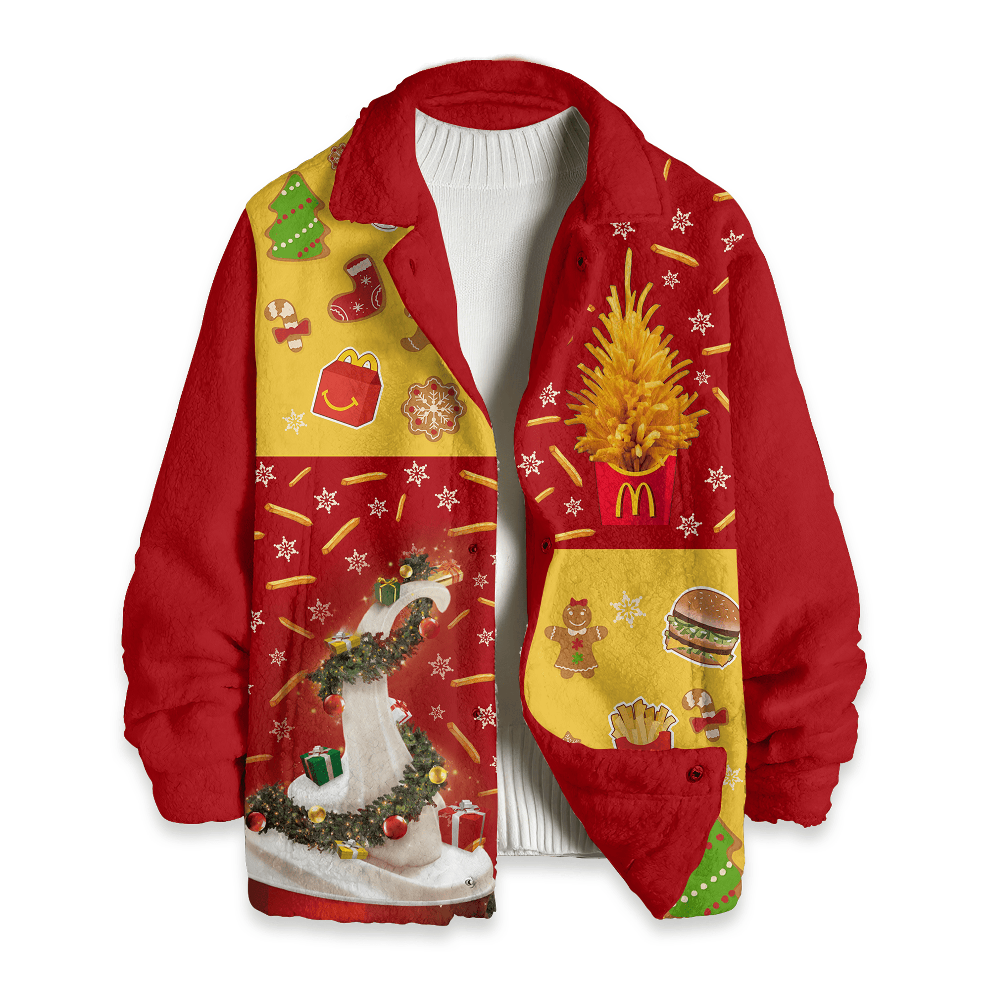 McDonalds Style Fleece Jacket For Fans
