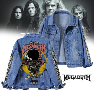 Megadeth Music Denim Jacket Gift For Fans