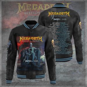 Megadeth Music Style Baseball Jacket For Fans