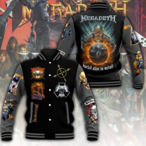 Megadeth Music Style Baseball Jacket For Fans