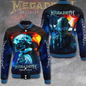 Megadeth Music Style Baseball Jacket For Fans