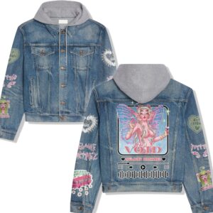 Melanie Martinez Music Style Hooded Denim Jacket For Fans