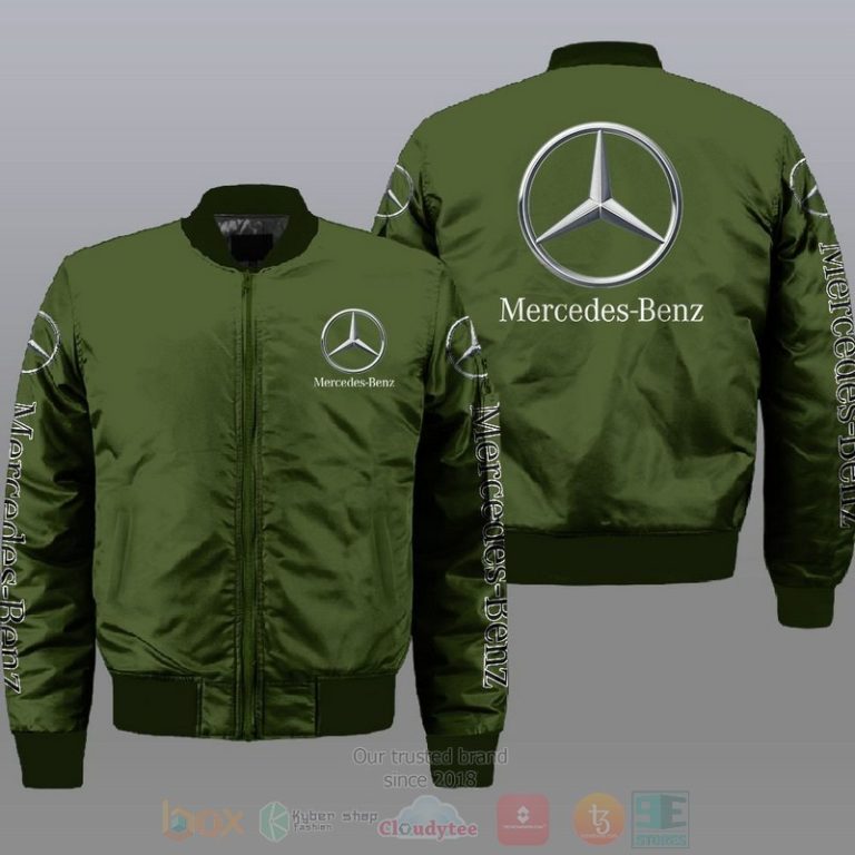 Mercedes Benz Car Style Bomber Jacket For Fans