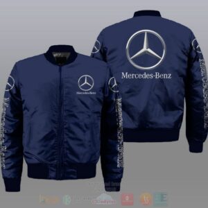 Mercedes Benz Car Style Bomber Jacket For Fans