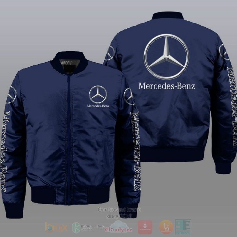 Mercedes Benz Car Style Bomber Jacket For Fans
