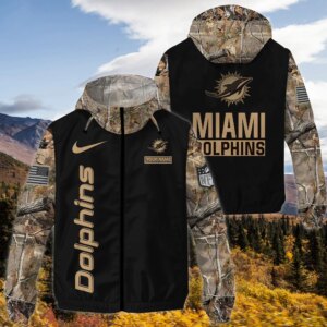 Miami Dolphins NFL Personalized Style Windbreaker Jacket For Fans
