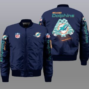 Miami Dolphins NFL Style Bomber Jacket For Fans