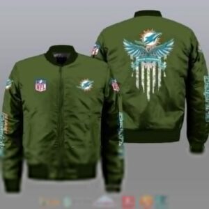 Miami Dolphins NFL Style Bomber Jacket For Fans