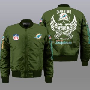 Miami Dolphins NFL Style Bomber Jacket For Fans